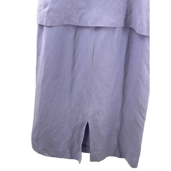 Jessica Howard Dress And Jacket Set Size 10 P Linen And Rayon Embroidery‎ - Picture 8 of 8